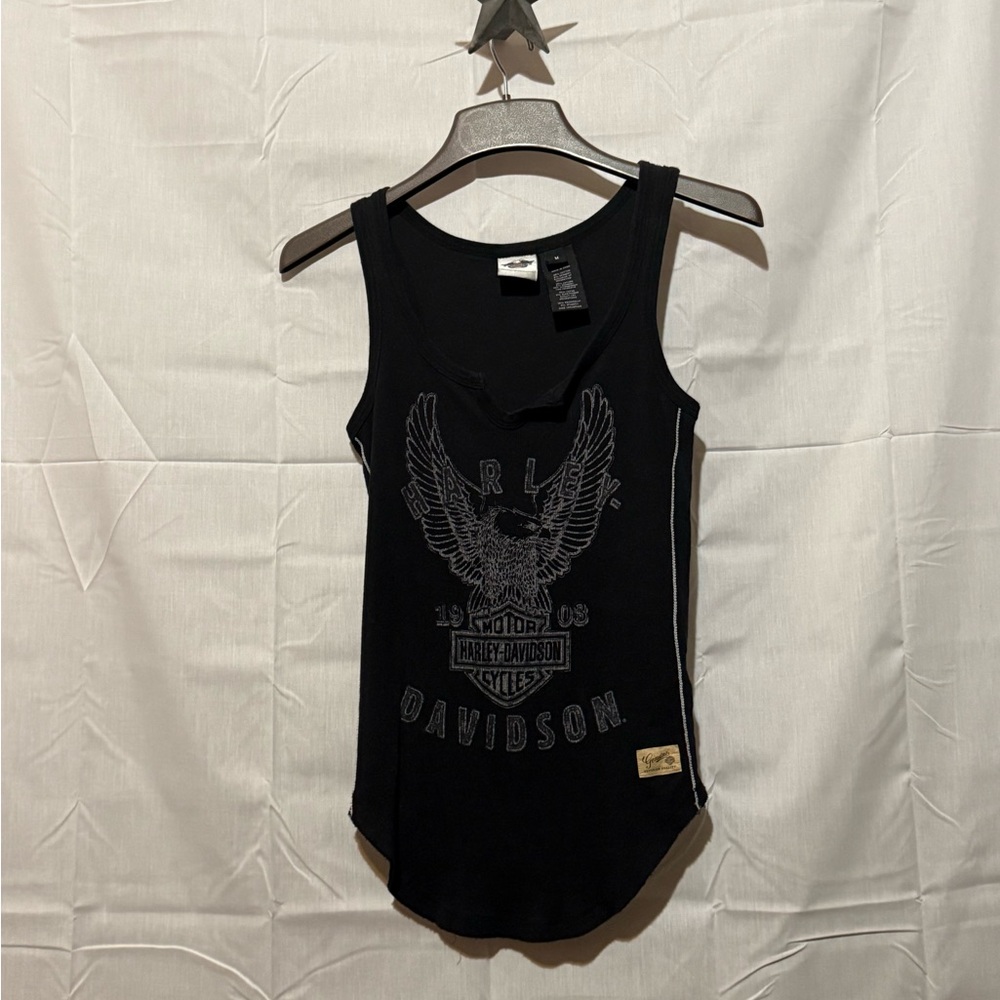 Harley-Davidson Black Graphic Tank Top